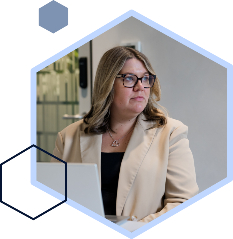 Katy WIlson in meeting room